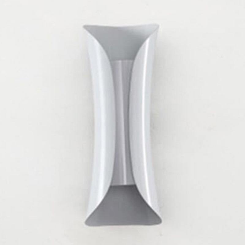 Curved Wall Mounted Lamp Modern Simplicity Metallic Wall Mount Lamp for Living Room