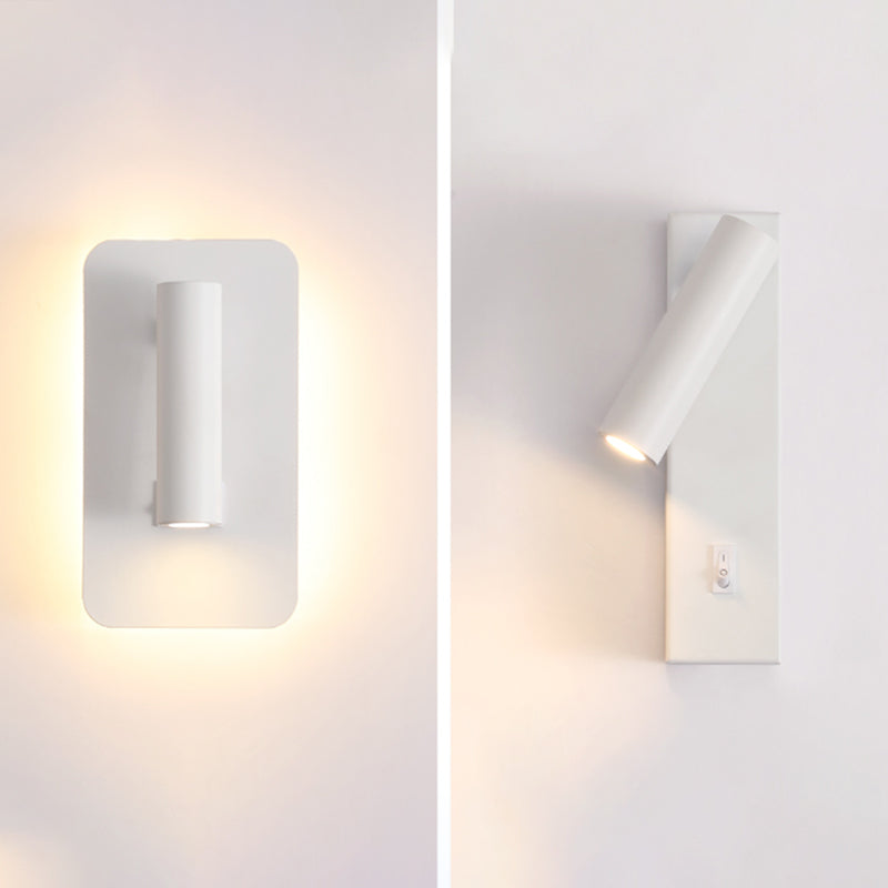 Minimalismo in metallo a parete a parete illuminazione a parete a 1 luci per la camera da letto