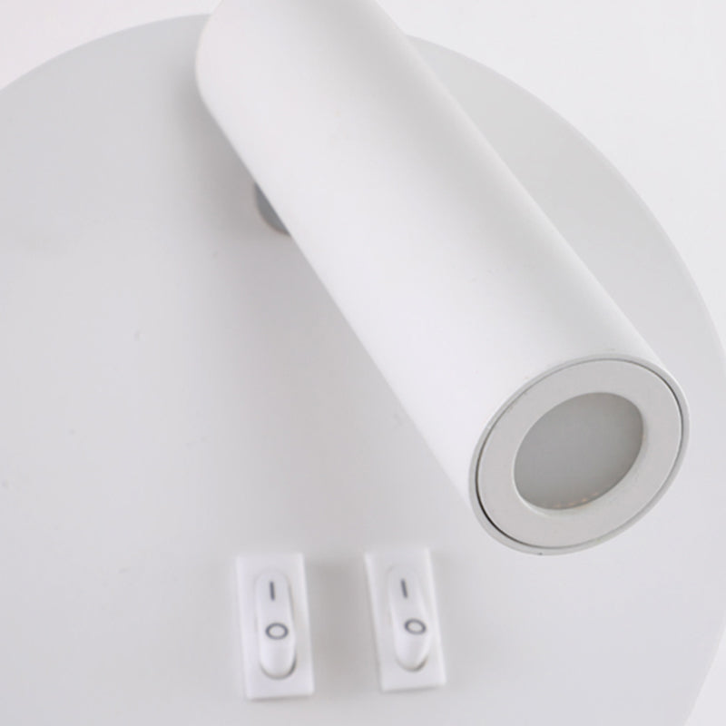 Minimalismo in metallo a parete a parete illuminazione a parete a 1 luci per la camera da letto