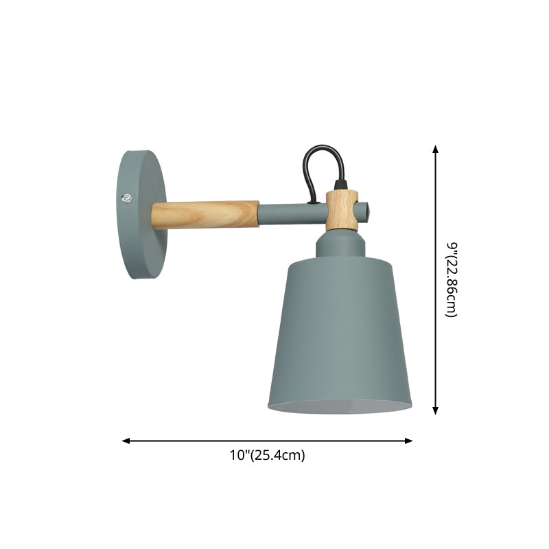 Adquisición de iluminación de pared en forma de cono de metal de estilo Minimalista de pared de estilo montado en la pared