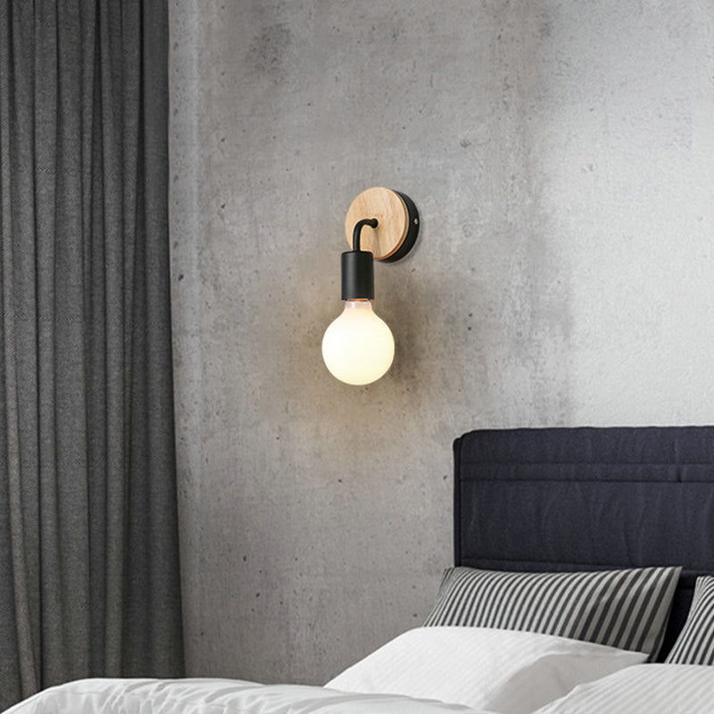 Lampade a parete per lampadina nuda Lampade a parete Ultra-Modern Wall Sconce Lighting per camera da letto