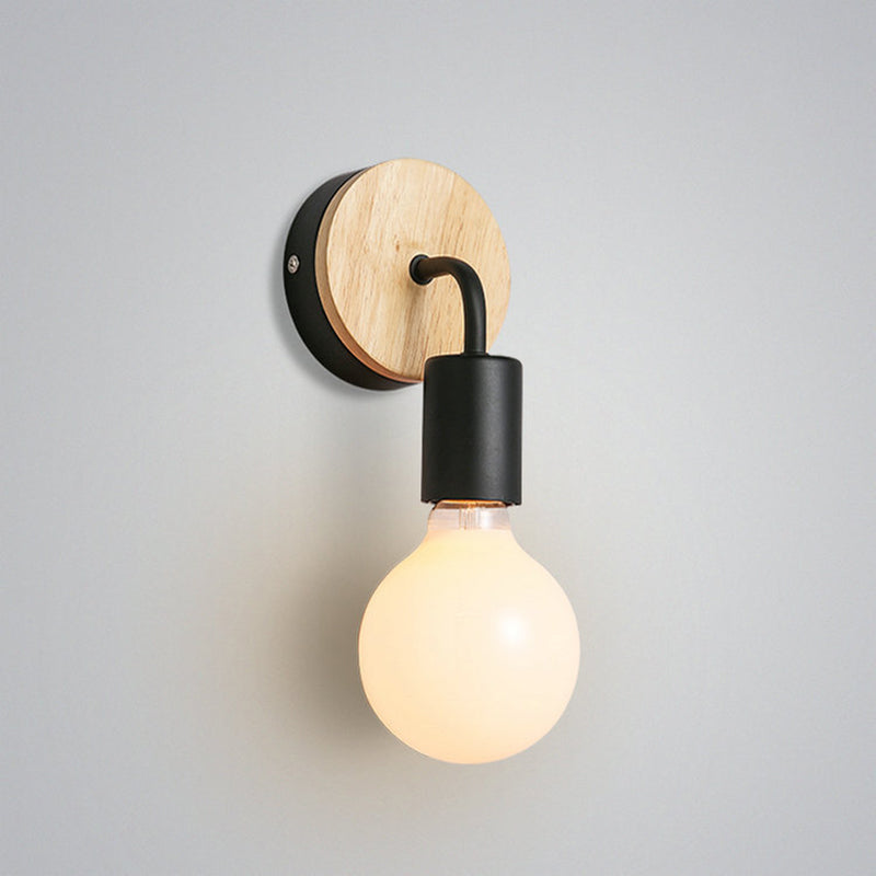 Lampade a parete per lampadina nuda Lampade a parete Ultra-Modern Wall Sconce Lighting per camera da letto