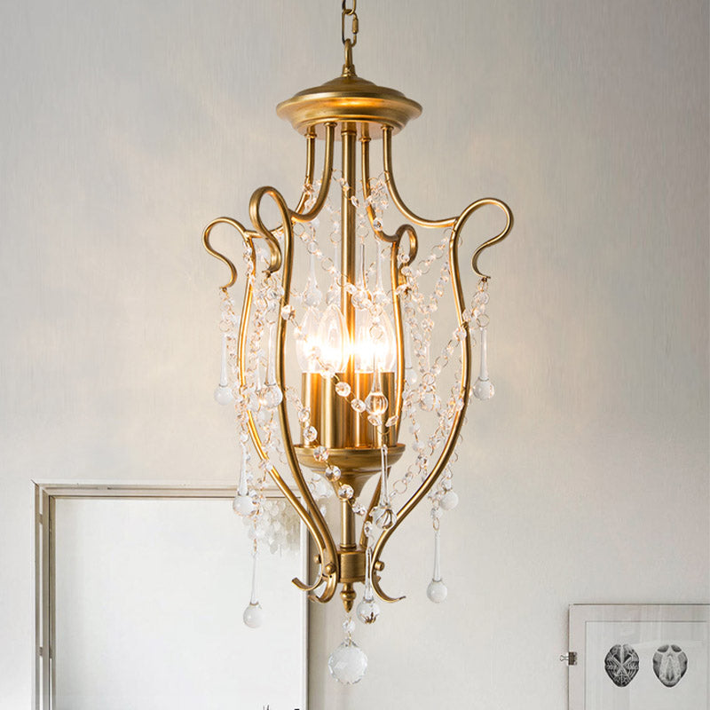 Couche de lustre en or