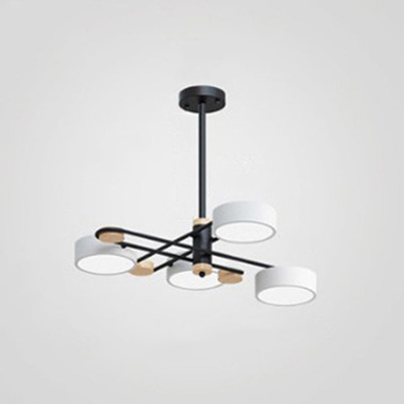 Nordic Starburst Chandelier Lighting Fixture Metal Living Room LED Ceiling Chandelier