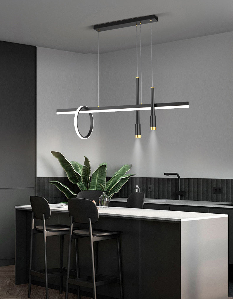 Lumo lampadario dell'isola ombreggiata Luce a LED SEMPLICITÀ LED BLACO APPLICO APPLICARE PER LA CUSCINA