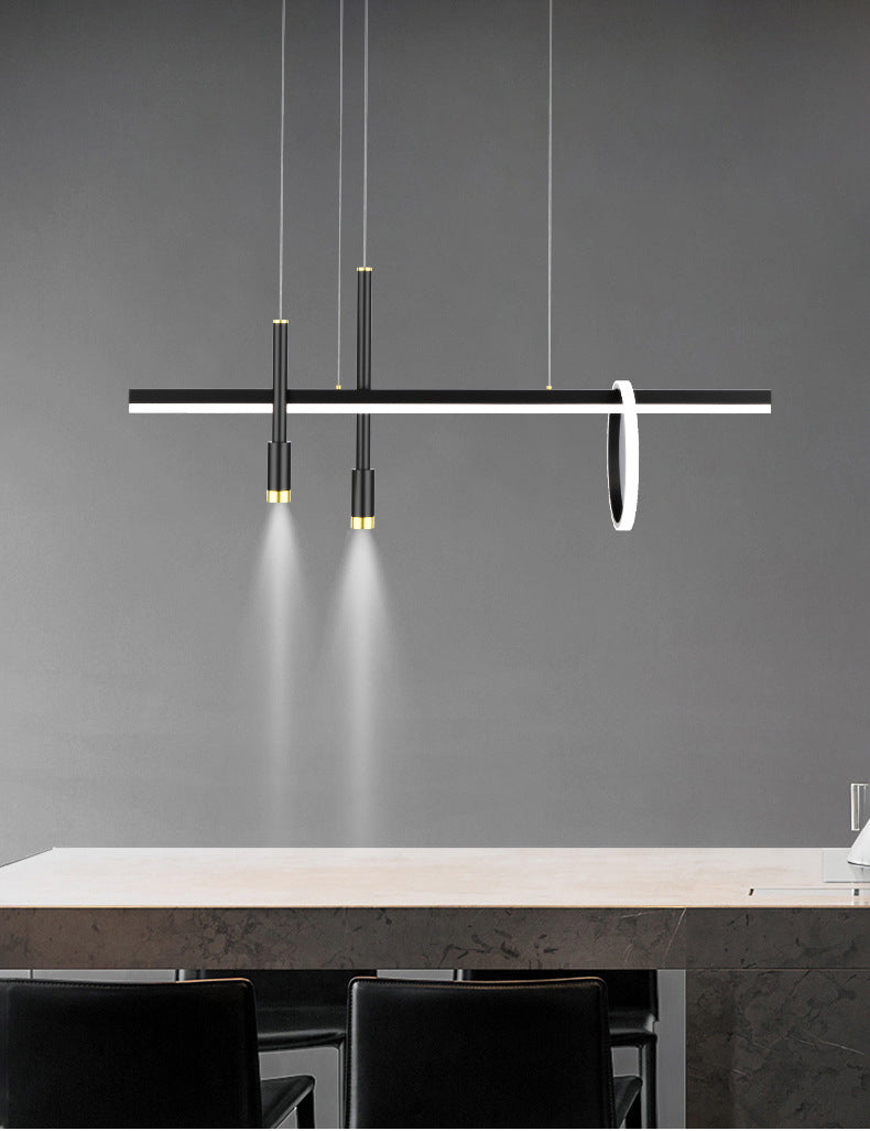 Lumo lampadario dell'isola ombreggiata Luce a LED SEMPLICITÀ LED BLACO APPLICO APPLICARE PER LA CUSCINA