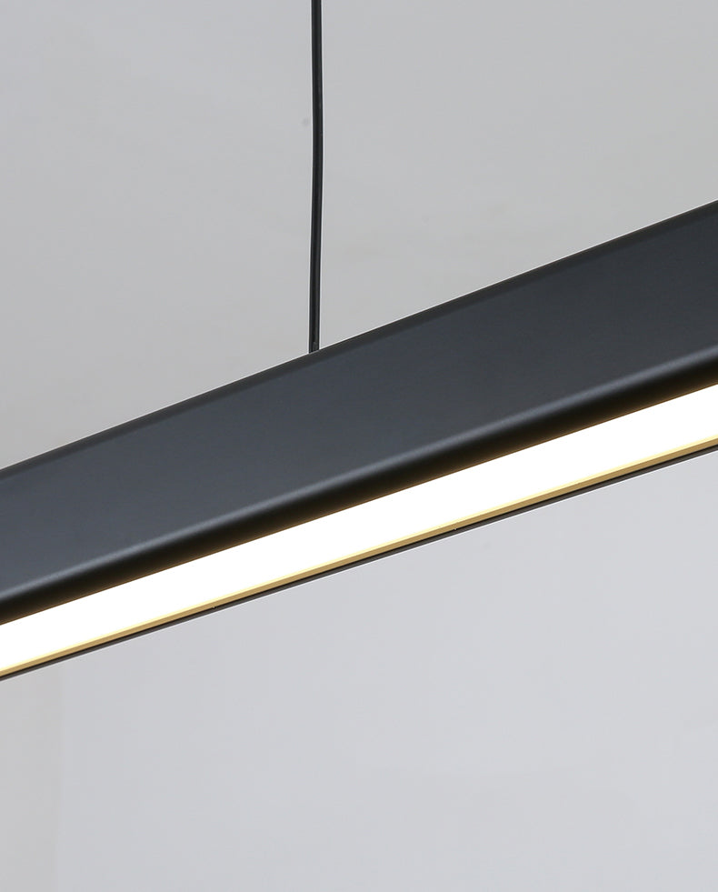 MEW Modern Isola Luci a ciondolo a LED lineare a 1 luce per sala da pranzo