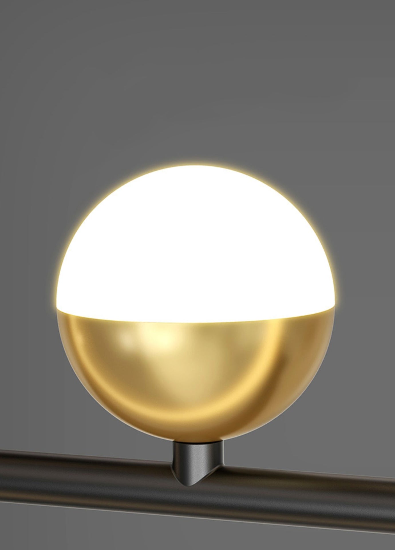 Nuove moderne idee di illuminazione dell'isola a led in metallo Lampada lampadario lineare per sala da pranzo