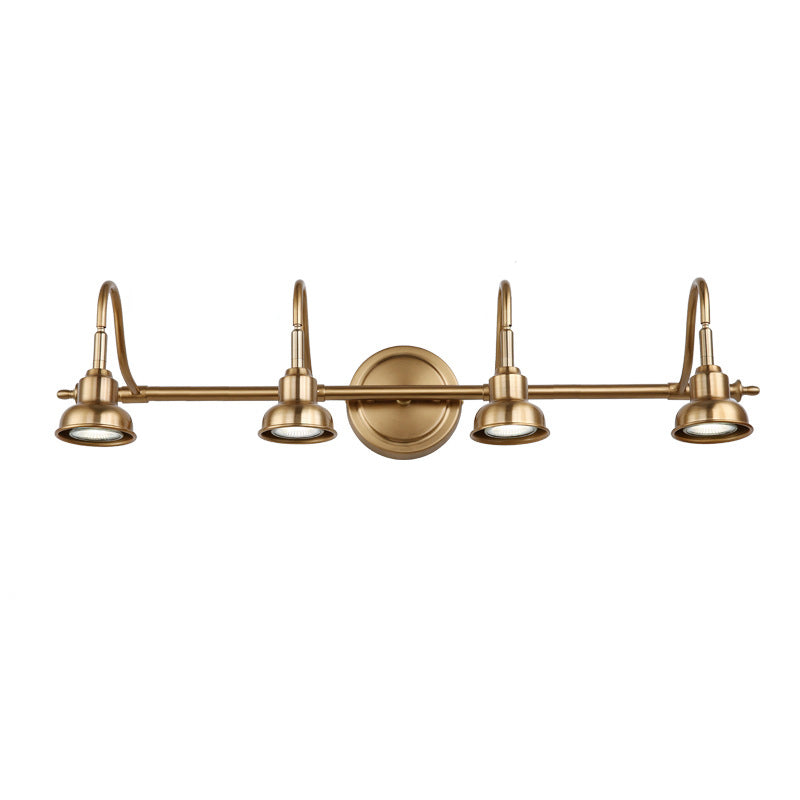 Postmodern Simplicity Bell Vanity Sconce Lights Metallic Wall Mount Light Fixture for Bathroom