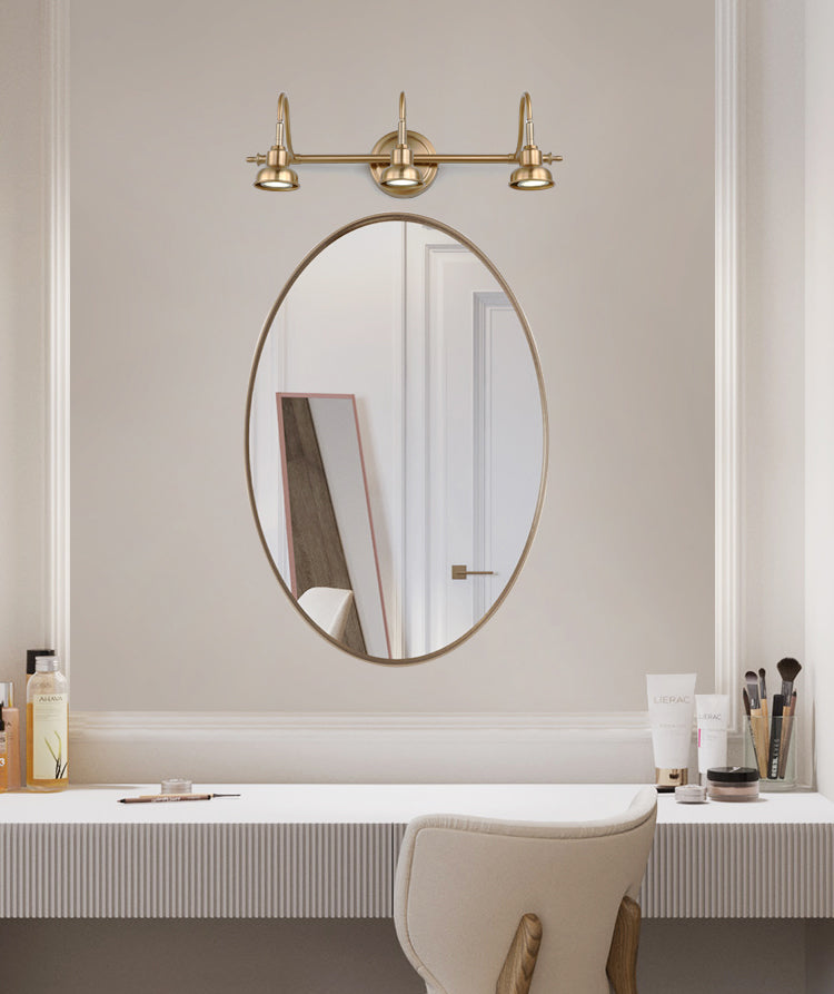 Postmodern Simplicity Bell Vanity Sconce Lights Metallic Wall Mount Light Fixture for Bathroom