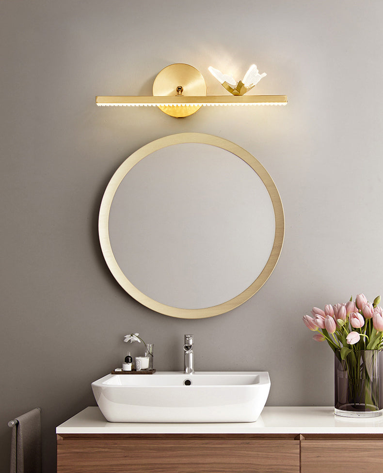 Contemporary Simplicity Linear Vanity Light Fixture Acrylic Wall Lighting Fixtures for Bathroom