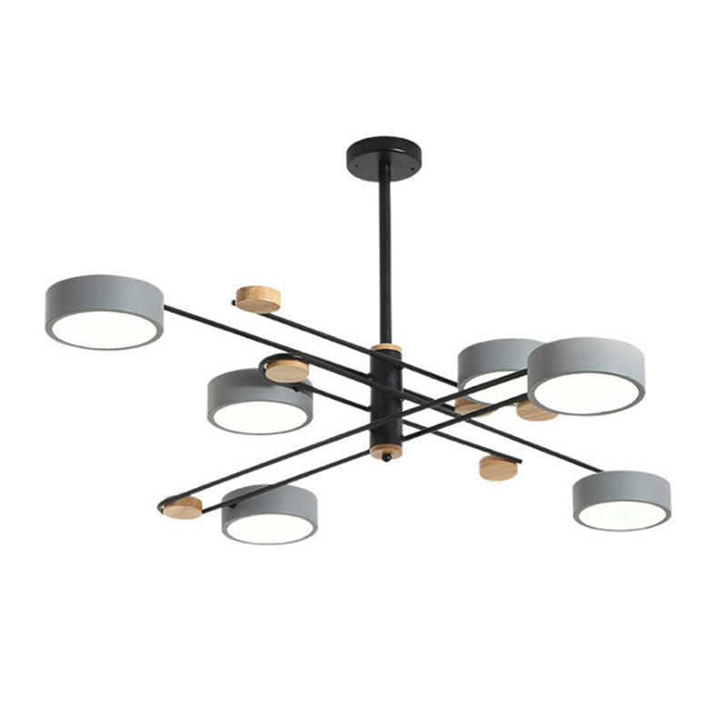 Nordic Starburst lampadario Aiumting Freeture Metal soggiorno lampadario a soffitto a LED