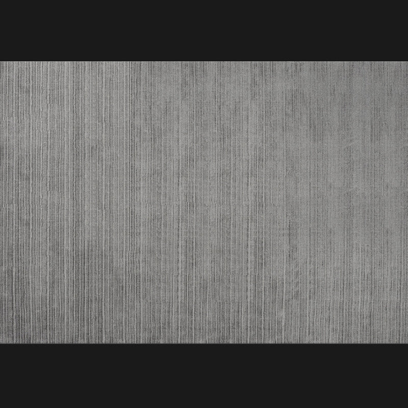Tapis d'intérieur postmoderne de luxe, bloc de couleur gris, zone Non fendue, pour la décoration de la maison
