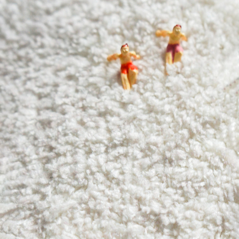 Minimalist Indoor Rug Abstract Pattern Creative Area Rug Polyester Anti-Slip Rug for Living Room