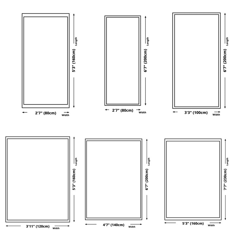 Postmodern Indoor Room Rug Green Color Block Carpet Polyester Non-Split Backing