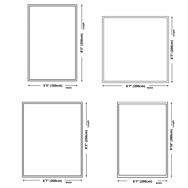 Postmodern Indoor Room Rug Green Color Block Carpet Polyester Non-Split Backing