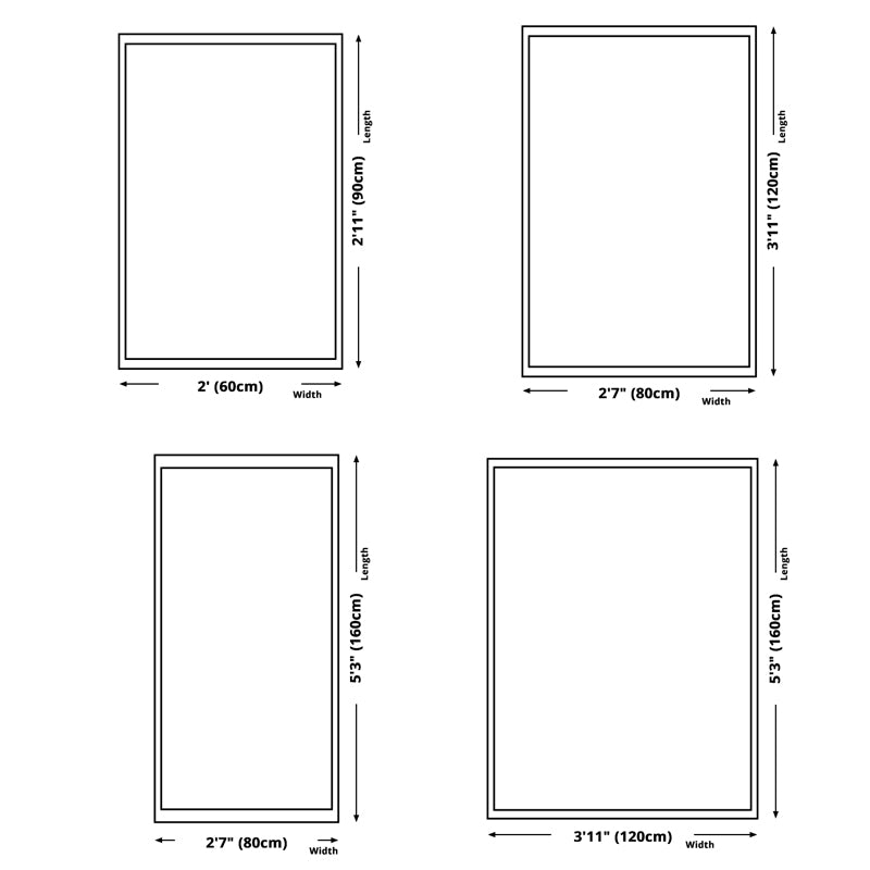 Stylish Grey Color-Blocked Carpet Polyester Modern Rug Non-Slip Area Rug for Living Room