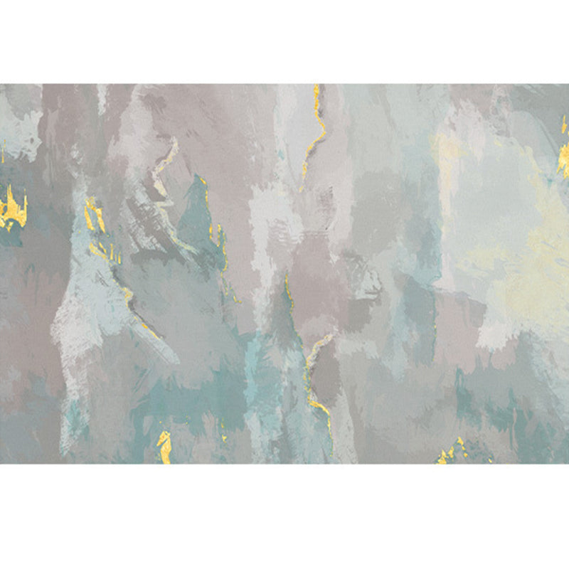 Green Living Room Rug Modern Abstract Indoor Carpet Polyester Anti-Split for Home Decoration