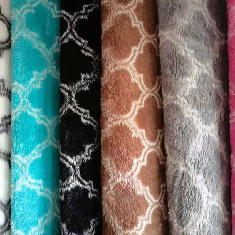Tapis imprimé couleur contrastée noir et blanc, en Polyester, décontracté, lavable, pour la décoration de la maison