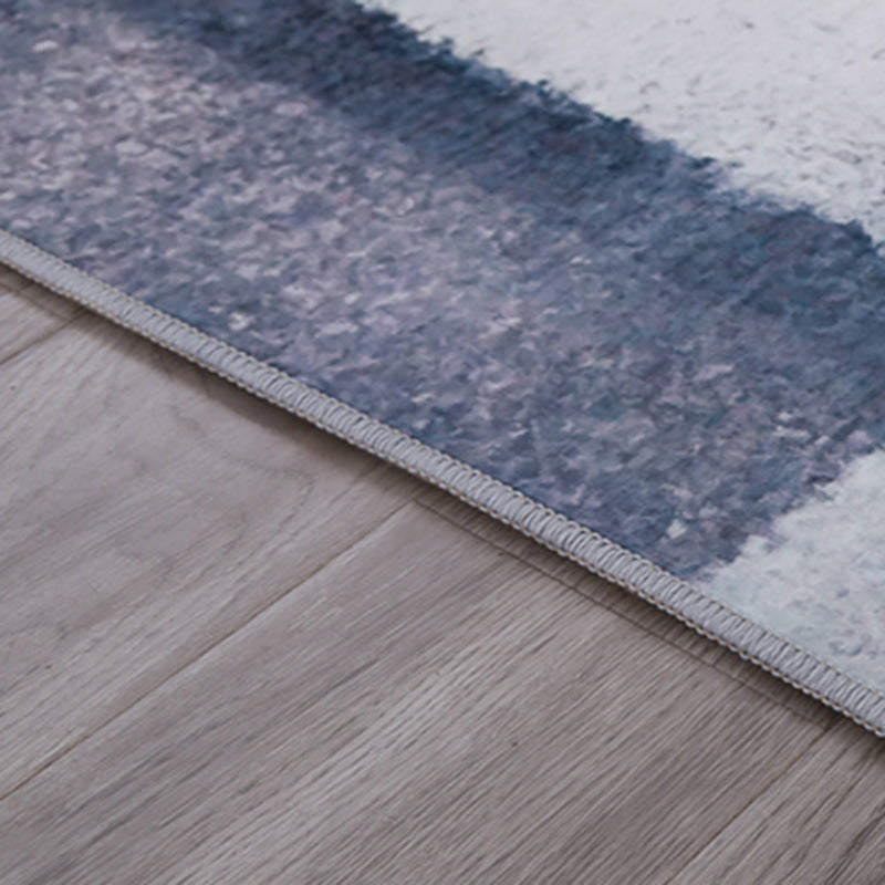 Glam Color Block Carpet Polyester Area Rug Stain Resistant Indoor Carpet for Home Decoration