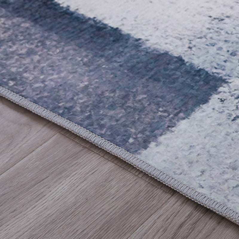 Gorgeous Living Room Carpet Gray Polyster Trendy Area Rug Non-Slip Backing Indoor Rug