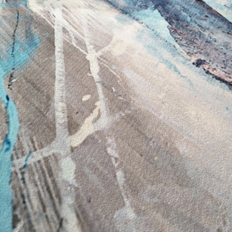 Gorgeous Living Room Carpet Gray Polyster Trendy Area Rug Non-Slip Backing Indoor Rug