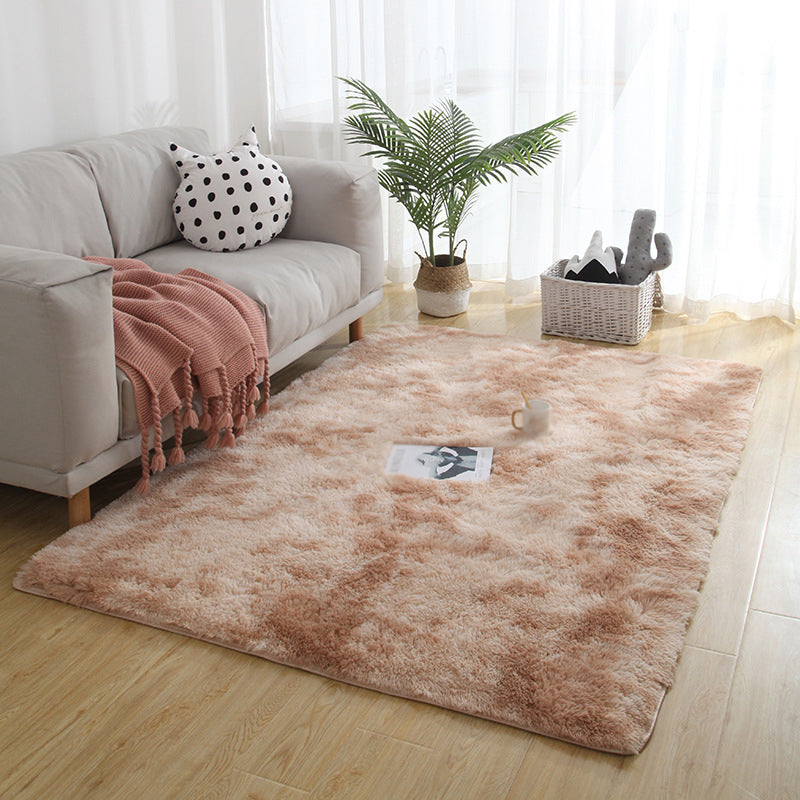 Modern Tie dye Shag Carpet Polyester Indoor Rug Non-Slip Backing Area Carpet for Living Room