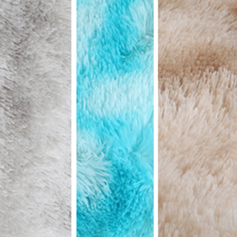 Modern Tie dye Shag Carpet Polyester Indoor Rug Non-Slip Backing Area Carpet for Living Room
