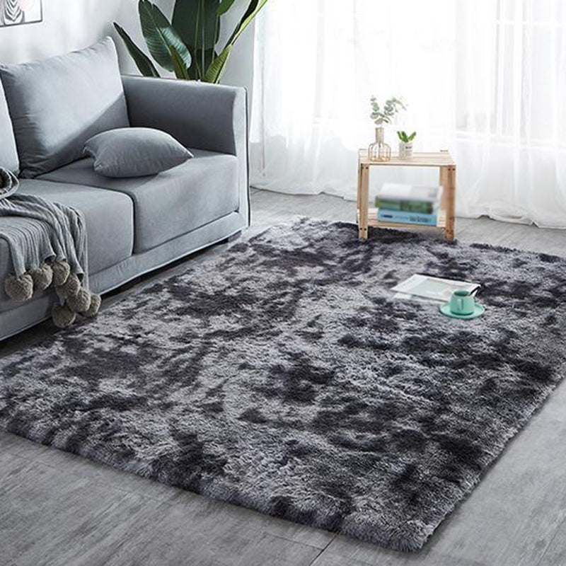 Grijs Tie Dye Area Rug Polyester Casual Trug Shad binnen Tapijt voor woningdecoratie