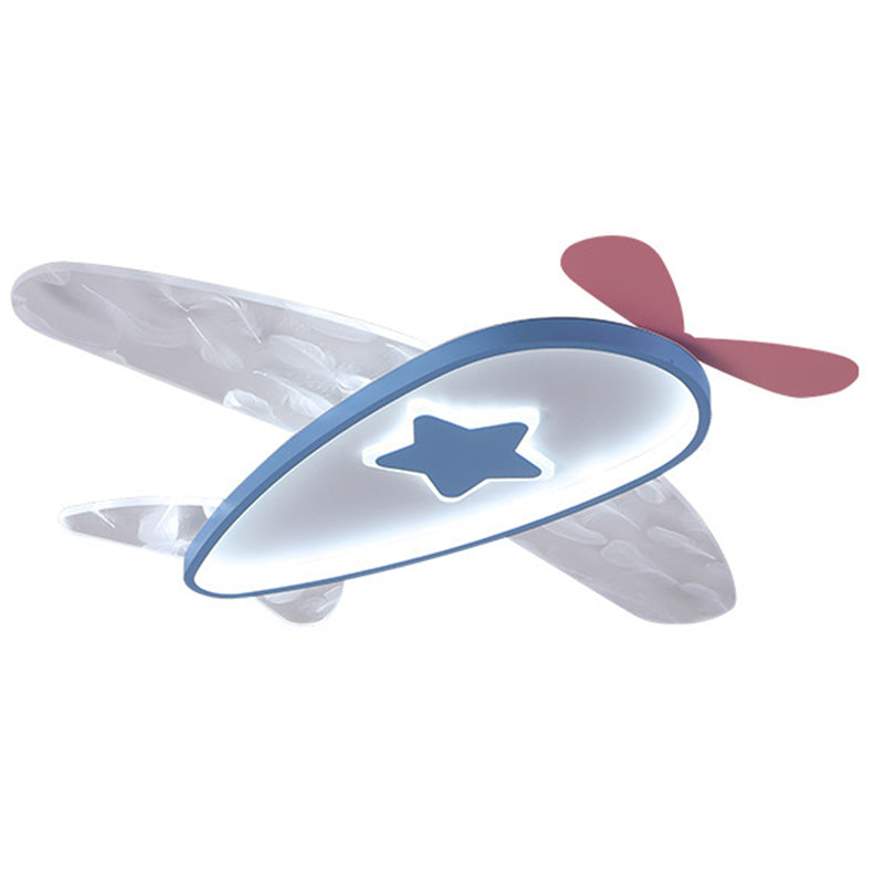 Plafonnier LED moderne à montage encastré en métal avec 1 lumière pour chambre à coucher