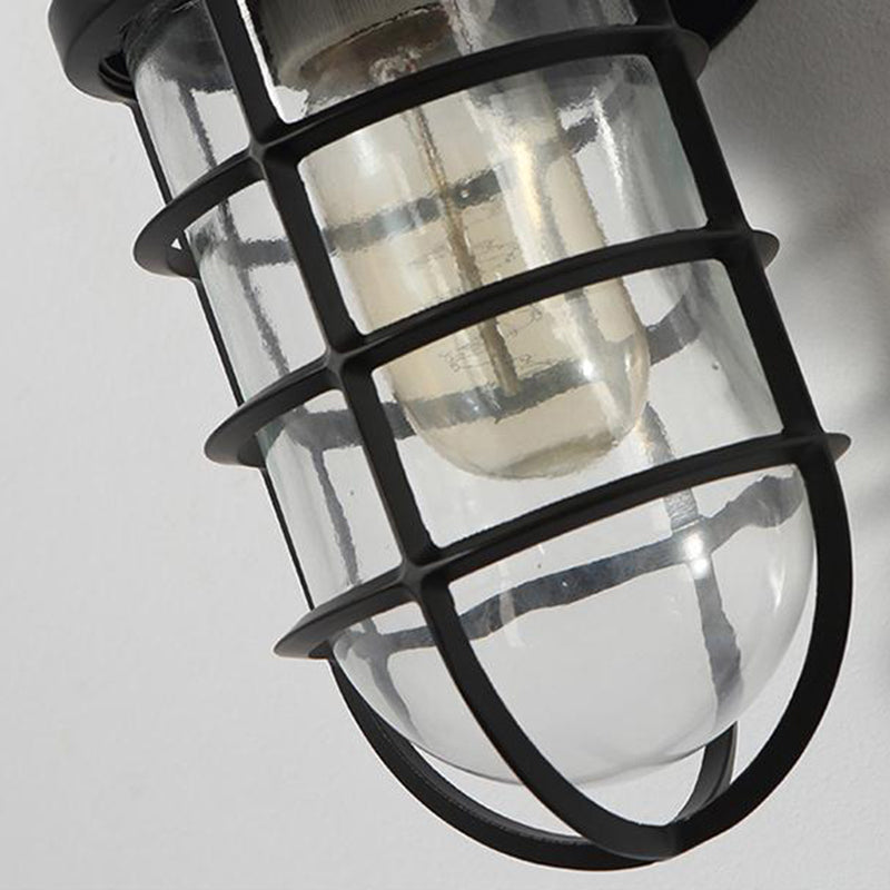 Schmiedeeisenwandlampe Lampenleuchte industrielle Outdoor -Zylinderleuchte Leuchte