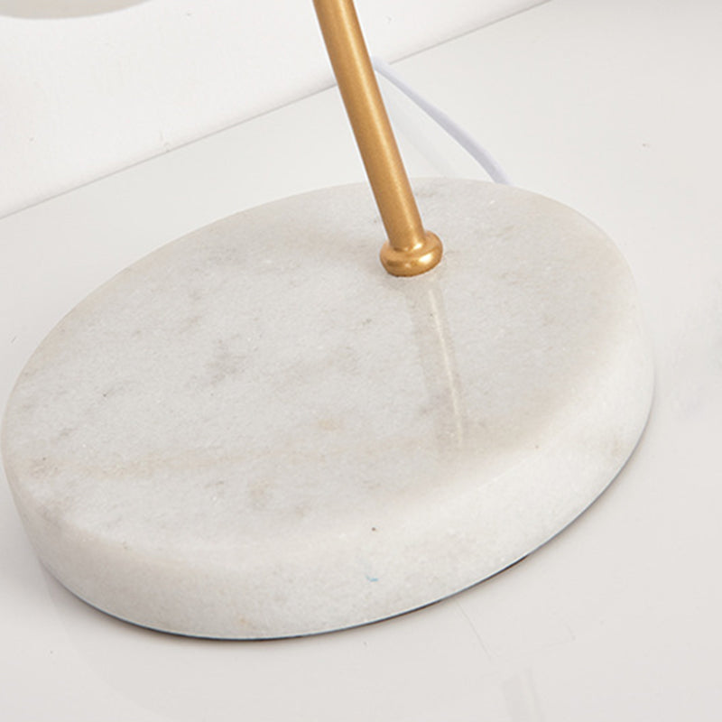 Table de verre de lait en forme de bourge