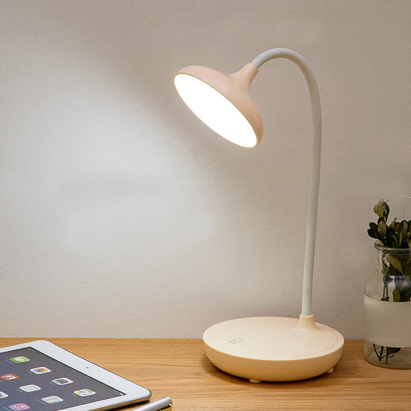 Contrôle tactile Lampe à étude de l'oignon macaron dortoir en plastique