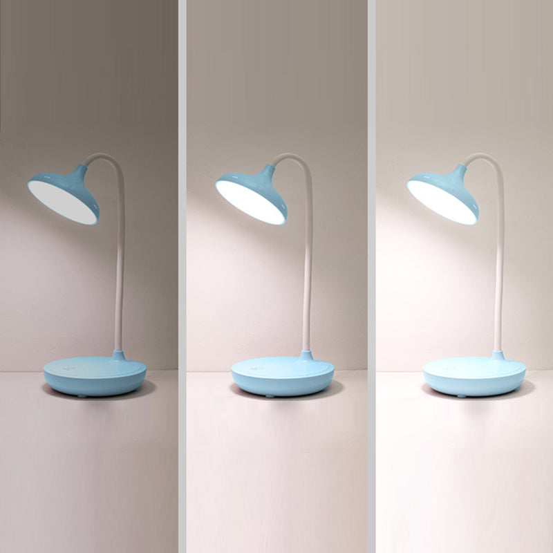 Contrôle tactile Lampe à étude de l'oignon macaron dortoir en plastique
