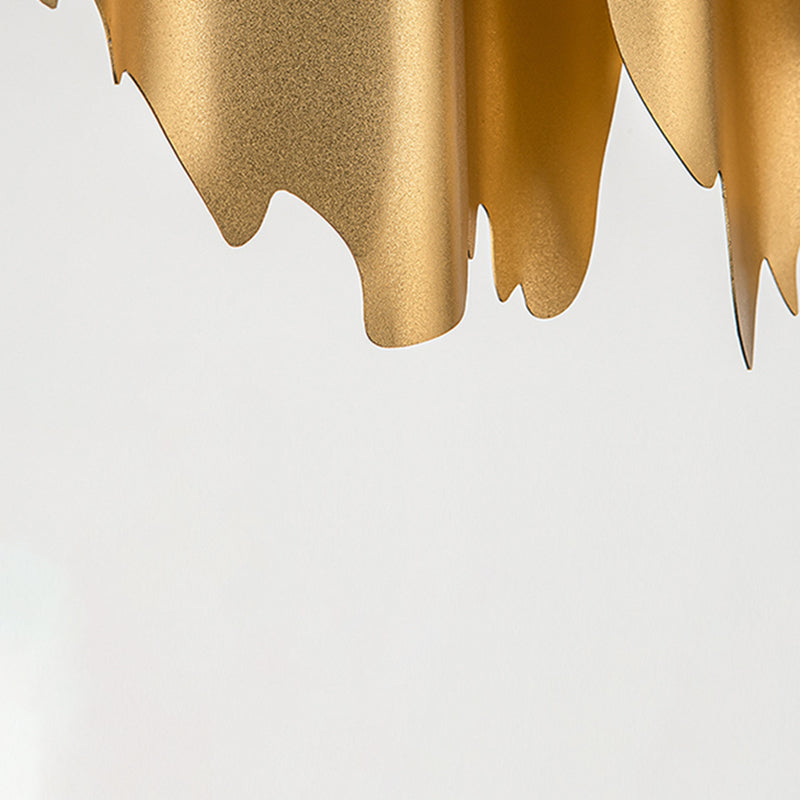 Lampada sospesa con il cerchio di bla lampadario a sospensione di ferro nero oro contemporaneo