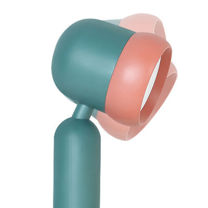 Macaron Swivel Shade Reading Book Light Plastic 1 Head Bedroom Table Lamp with USB Cord