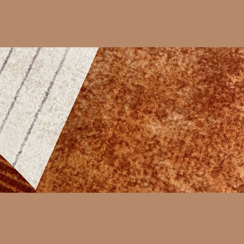 Runde mehrfarbige Nostalgie Teppich -Teppich Polyester Floral Print Indoor Teppich Easy Care Teppich für Wohnkultur