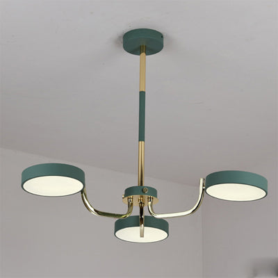 Oval Pendant Dining Room Hanging Lights Acrylic 3 Bulbs Modern style Pendant Lamps