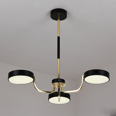 Oval Pendant Dining Room Hanging Lights Acrylic 3 Bulbs Modern style Pendant Lamps