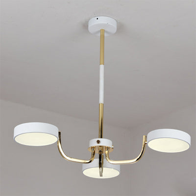 Oval Pendant Dining Room Hanging Lights Acrylic 3 Bulbs Modern style Pendant Lamps