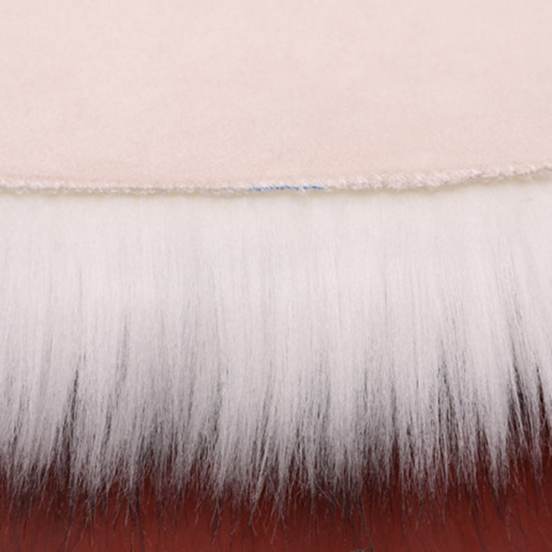 Fancy Pink Area Carpet Polyester Solid Color Area Rug Stain Resistant Indoor Rug for Bedroom