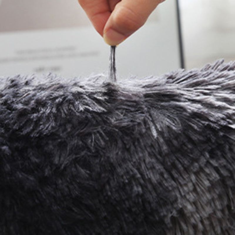 Alfombra de alfombra de espuma de corbata redonda alfombra de alfombra simple alfombra de respaldo sin deslizamiento para decoración del hogar