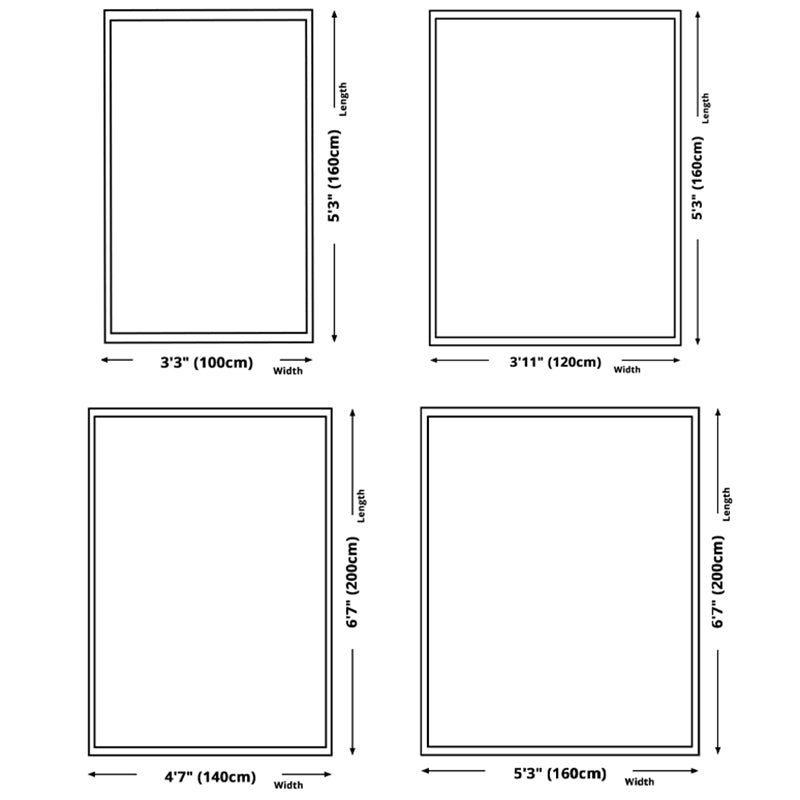 Casual Tie Dye Printed Rug Contemporary Shag Carpet Polyester Stain Resistant Rug for Living Room