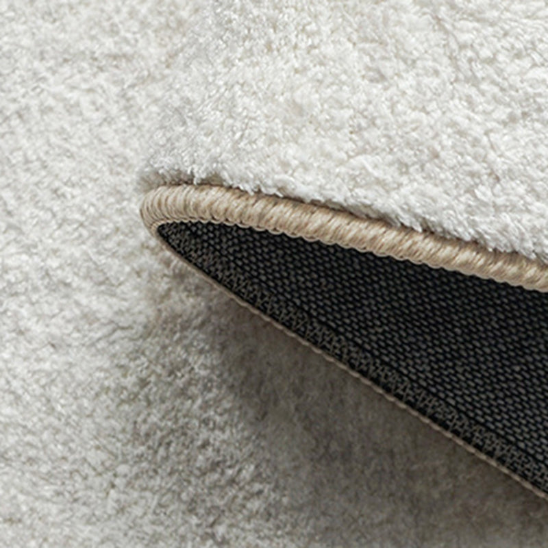 Apricot Abstract Carpet Polyester Modern Area Rug Non-Slip Backing Indoor Rug for Home Decor