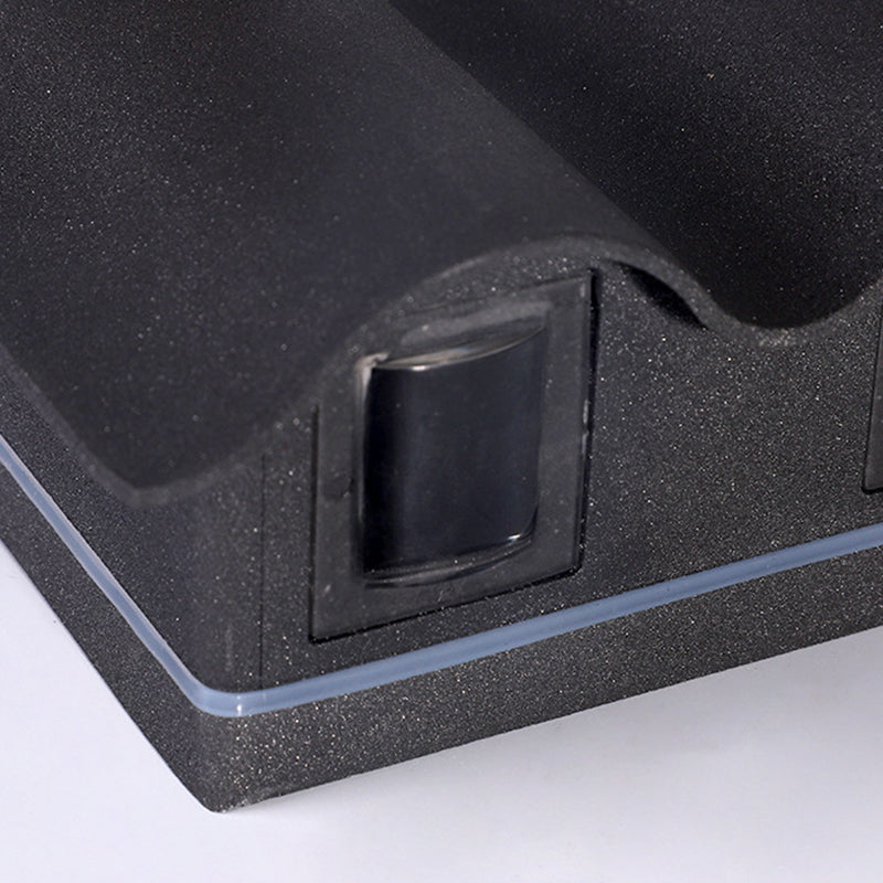 Black Rectangular LED Outdoor Wall Lamp in Modern Creative Style Aluminium Waterproof Wall Light