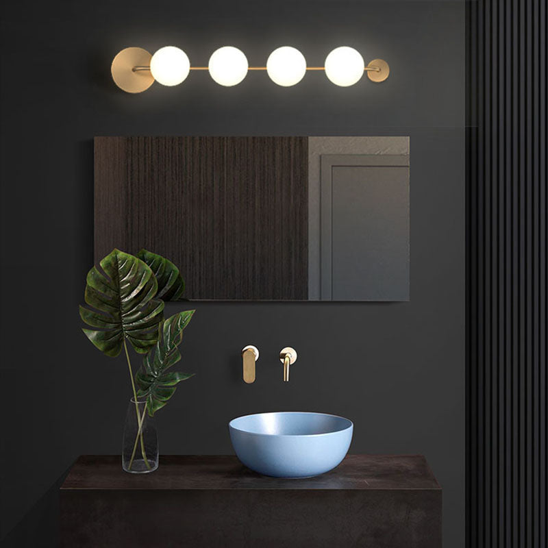 Contemporary Global Wall Mounted Light Metal Vanity Wall Lamps for Bathroom