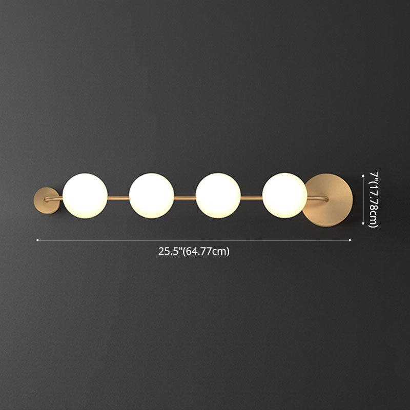 Contemporary Global Wall Mounted Light Metal Vanity Wall Lamps for Bathroom