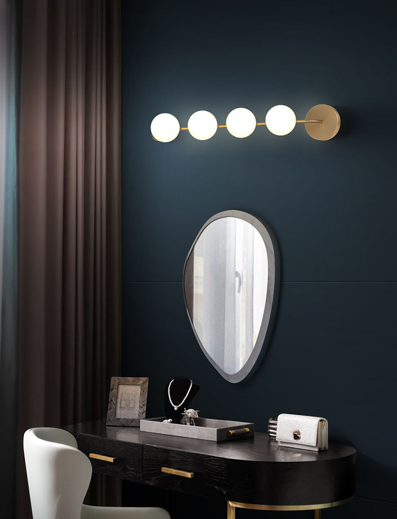 Contemporary Global Wall Mounted Light Metal Vanity Wall Lamps for Bathroom