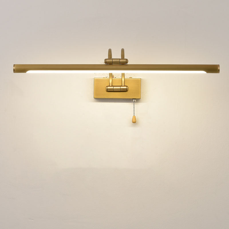 Vanité de vanité linéaire Lumière postmoderne à 1 lumière Appiculture murale pour salle de bain