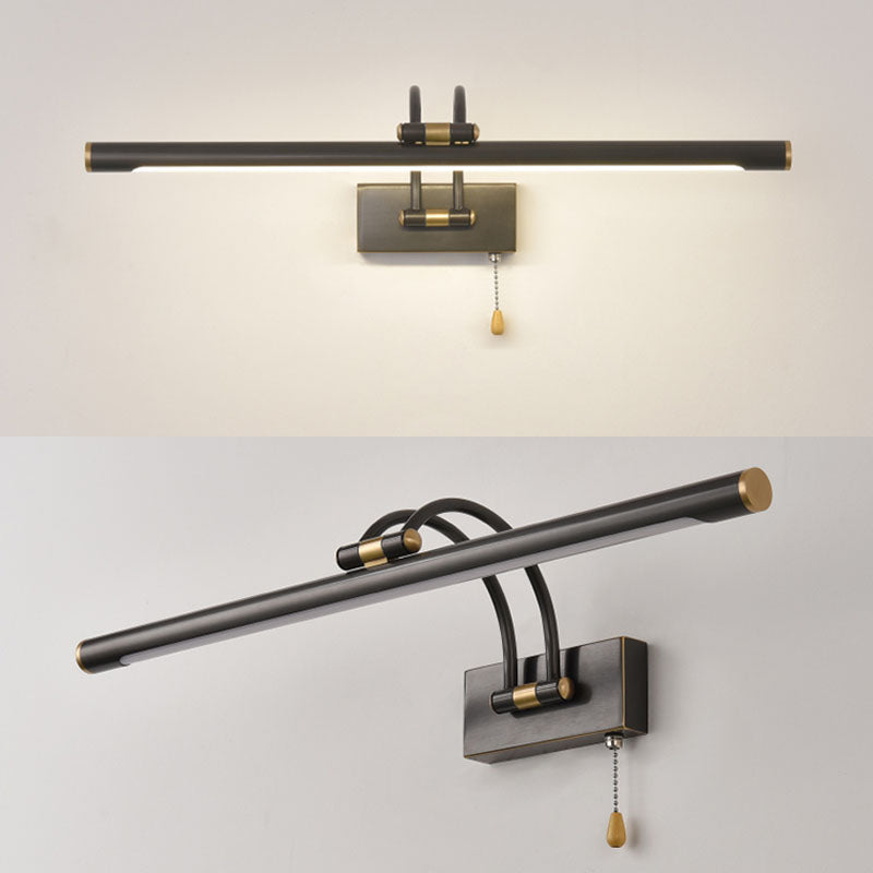 Vanité de vanité linéaire Lumière postmoderne à 1 lumière Appiculture murale pour salle de bain